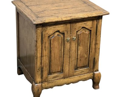 French Provincial Side Table Crafted From Solid Wood