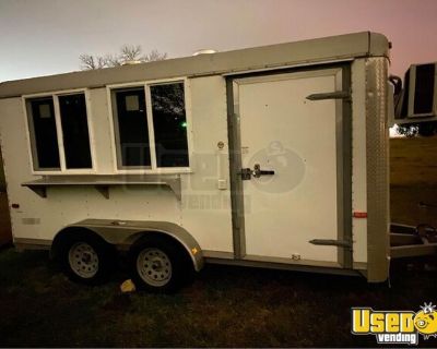 New - 2015 7' x 14' Kitchen Food Trailer | Food Concession Trailer