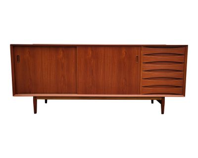 Mid 20th Century Danish Teak Credenza by Arne Vodder Sibast