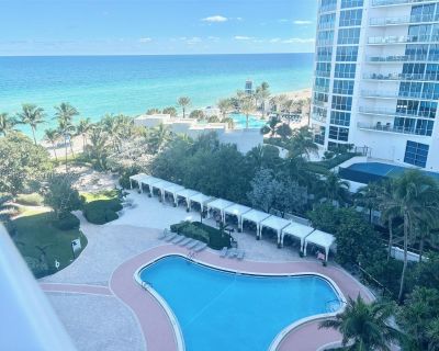 S Ocean Dr. Discover your perfect seasonal getaway in this beautifully updated one-bedroom beachside apartment! This bright and modern retreat features brand-new contemporary furniture and a spacious layout designed for comfort and relaxation. Step out onto the private south-facing balcony and enjoy stunning views of both the ocean and the sparkling pool! Located just steps from the sand and wa...