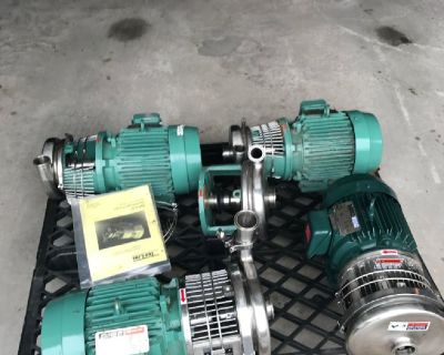 reliance 5hp pump stainless steel 4 units available