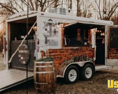 Specifications Trailer Specifications VEHICLE Year of Manufacture: 2003 Overall Length: 16 Box Length: 14 Width: 7 Height: 7 Kitchen Equipment Runs On: ELECTRICITY Equipment List Vehicle Features Air Conditioning: Rooftop Concession Window(s) Cabinets Exterior Customer Counter Refrigeration Refrigerator: Kegerator (2) Kitchen Equipment Work Table Electrical Exterior Lighting Interior Lighting E...