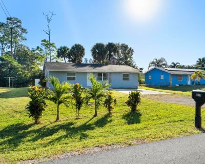 3910 147th Avenue N. Property for Rent in Loxahatchee Groves, FL for $3,000 with 3 bedrooms and 2 full baths. This 1,152 square foot property was built in 1984.. Beautifully updated 3-bedroom, 2-bath home available for rent in a prime location--NO HOA! Nestled on a quiet street, this fully renovated property offers peace of mind with a new roof, A/C, impact windows, water heater, drainfield, wa...