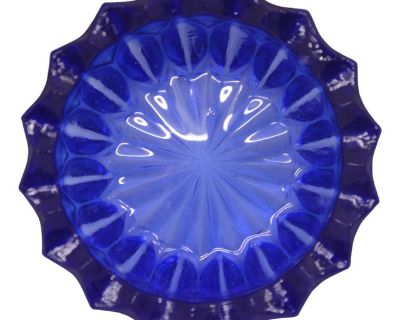 Cobalt Blue Glass Bowl