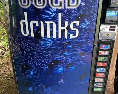 Used Electrical Soda Cold Drink COLD DRINK Wrapped Vending Machine For Sale in Pennsylvania!