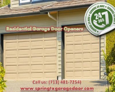 Spring Garage Door should add curb appeal to your home, and it is a solid investment to do a replacement project. If you are looking for Garage Door Repair or installation in spring, Texas be sure to contact the team at Spring Garage Door. 

We also offer Spring repair Services :

    Spring installation
    25 Point Safety Inspection
    Spring Lubrication
    Wayne Dalton spring conversion
  ...