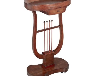 French Charles X Style Gueridon Accent Table