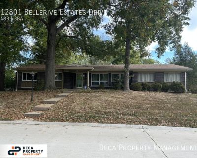 12801 Bellerive Estates Drive. LOWER YOUR MOVE IN COST WITH OUR NO DEPOSIT OPTION THROUGH JETTY - See Helpful Resources Below For More Information! Welcome to your dream home! This beautiful residence sits proudly on a massive premium lot in the heart of Creve Coeur, offering space, comfort, and timeless charm. As you arrive, enjoy the curb appeal of a sprawling lawn and a long driveway leading...