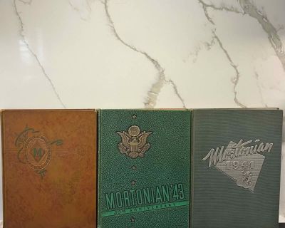 1940s vintage highschool year book
