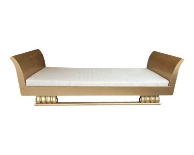 1950s Gold Egyptian Daybed