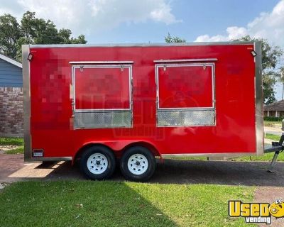 Like New - 8' x 16' Food Concession Trailer with Pro-Fire System