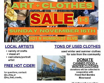 Art + Clothes Sale!