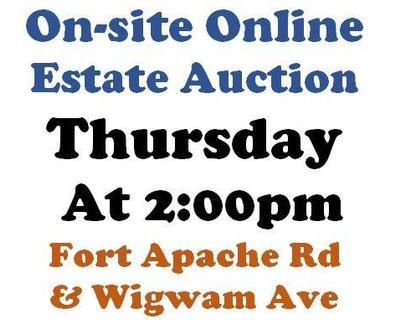 THURSDAY @2:00pm - Desert Hills Estate Online Public Auction 9/19/24