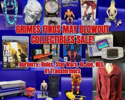 Grimes Finds Super Collectibles Blowout Sale!