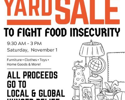 Yard Sale to Fight Food Insecurity