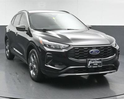 1 previous owner(s). Mileage: 0. SUV. Fuel Type: Gas. CARFAX One-Owner. Clean CARFAX. Black 2023 Ford Escape ST-Line AWD 8-Speed Automatic 1.5L EcoBoost Escape ST-Line, Black Roof-Rack Side Rails, Connected Built-In Navigation, Equipment Group 300A, Ford Co-Pilot360 Assist+, Intelligent Adaptive Cruise Control w/Stop-and-Go, Panoramic Vista Roof, Power Liftgate, Rear Parking Sensor, Rear-View C...