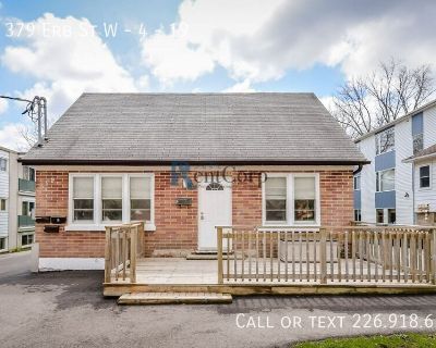 4 - 379 Erb St W. Shared Living Accommodations-$575/month Utilities INCLUDED | Available September 2025! Schedule your viewing today for a private room and shared amenities with a secured entrance! This unit includes: -3 Appliances: Fridge, stove, and microwave -Partially furnished; couch, table, and chairs -Separate entrance -Tons of Natural Light throughout the room -Carpet-free -Coin laundry...