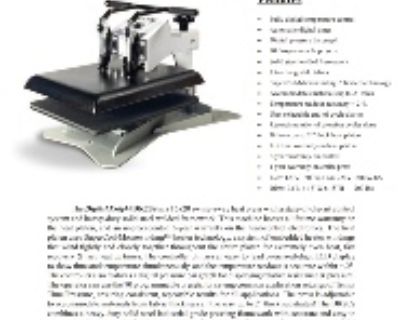 GEO Knight press 16''x 20 '' K20S