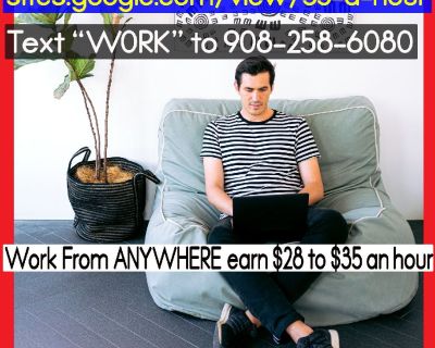 👉 Earn $28 to $35 an hour - Work anywhere - no experience needed 👈