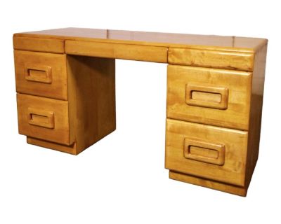 Russel Wright Conant Ball Writing Desk in Solid Birch, C. 1960s