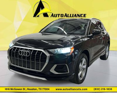 3 previous owner(s). Mileage: 0. SUV. Fuel Type: Gas. ? 2019 Audi Q3 Premium Compact Luxury, Big Presence ?Step into refined German engineering with this 2019 Audi Q3 Premium SUV. Sleek design, a tech-forward cabin, and Audis legendary quattro all-wheel drive make this compact luxury SUV the perfect choice for drivers who want sophistication and performance in one package.?? Key Features:? Turb...