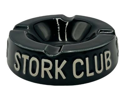 Vintage the Stork Club Nyc Nightclub Black Ashtray New York