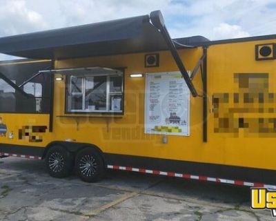 2019 - 8.5' x 24' Barbecue Concession Trailer w/ Ole Hickory Smoker