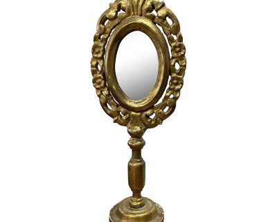 Antique Early 19th Century Italian Gold Mirror
