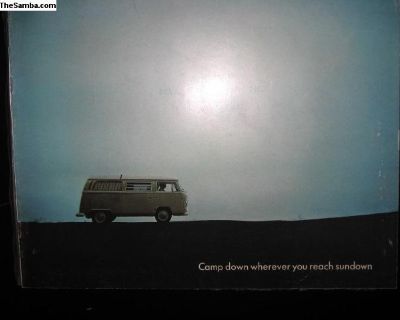 1968 1969 Vintage Advertising Camper Brochure