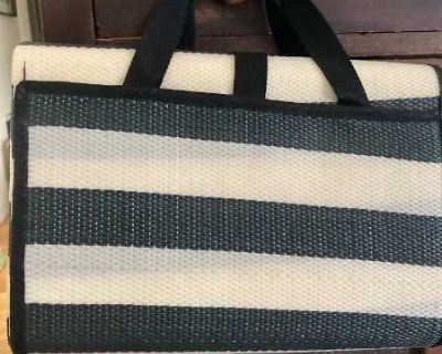 Plastic beach blanket/Cooler tote