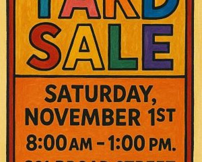November 1st Yard Sale