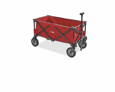 ULINE Red Collapsible Utility Wagon