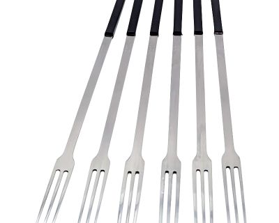 Vintage Swiss Fondue Forks, Set of 6
