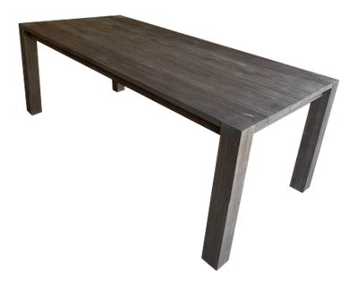 Restoration Hardware Oak Dining Table - Contemporary Coastal Style