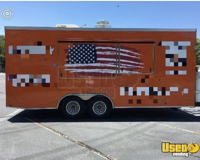 2022 8.5' x 20' Kitchen Food Concession Trailer with Pro-Fire Suppression
