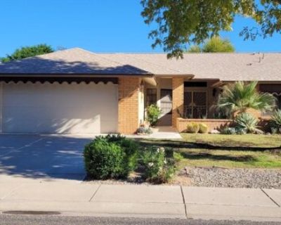 13022 W Peach Blossom Dr. Spacious furnished 2-bedroom, 2-bath home in Sun City West is available as a short-term or long-term rental-- minimum 3-month lease term. Space includes 2 living rooms, 2 dining areas, 2-car garage, and large laundry room. Patio furniture and a healthy grapefruit tree in the backyard finish off the features. HOA takes care of front and backyard grass. Tenant pays for e...