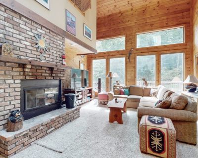 Avg / night: $560. Spacious Mount Snow condo near slopes with private hot tub, sauna & fireplace | Located in Dover, VT | 3.79 Stars | 3 Bed, 3 Bath | No Pets. No pets. Max 8 guests. Tucked into the trees close to Mount Snow Ski Resort, you ll find this inviting three-level condo boasting an ideal location for four seasons of fun. The winter is made for skiing, snowboarding, and downhill tubing...
