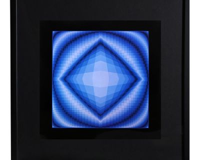 Victor Vasarely, Boreal, Offset Lithograph