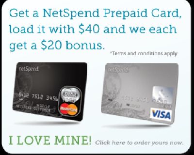 New Netspend Card Offer