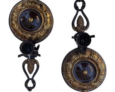 1920's Art Deco Wall Sconces - a Pair