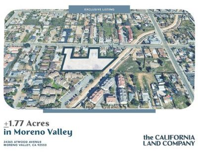 Land For Sale in MORENO VALLEY, CA