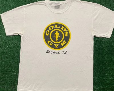 Vintage Gold's Gym Baggy Weight Lifting Tee