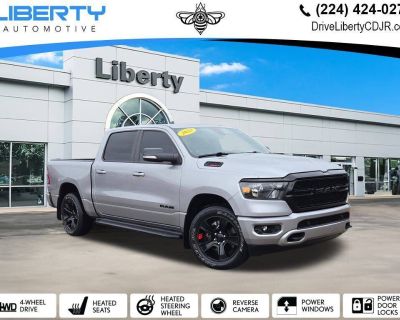 1 previous owner(s). Mileage: 0. Pickup Truck. Fuel Type: Diesel. CARFAX One-Owner. Billet Silver Metallic Clearcoat 2022 Ram 1500 Big Horn/Lone Star 4WD 8-Speed Automatic EcoDiesel 3.0L V6 ***ONE OWNER***, ***CLEAN CARFAX***, 4WD, 115V Auxiliary Power Outlet, 115V Auxiliary Rear Power Outlet, 2nd Row In Floor Storage Bins, 4G LTE Wi-Fi Hot Spot, 8.4\