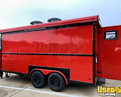 NEW 2023 8X12 ENCLOSED CUSTOM CONCESSION MOBILE KITCHEN FOOD VENDING TRAILER