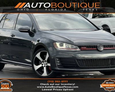 Used 2017 Volkswagen Golf GTI SE