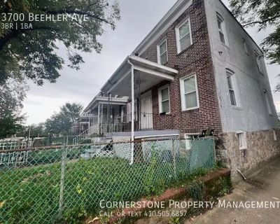 3 Bedroom 1BA 1100 ft House For Rent in Baltimore, MD