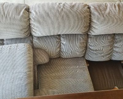 Free- Couch, kids bed, dresser and entertainment console