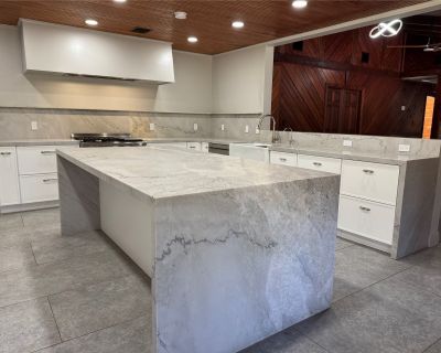 24879 Macedonia Road. Property for Rent in Hockley, TX for $3,800 with 3 bedrooms and 3 full baths. This 2,881 square foot property was built in 1991 on a lot size of 5.. Nestled in a serene setting, this custom log cabin offers privacy and luxury. The remodeled kitchen features natural stone countertops and a spacious island. Marble bathrooms with custom shower doors add elegance. With two liv...