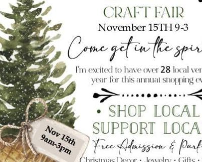 HOLIDAY CRAFT FAIR SAT, NOV 15TH