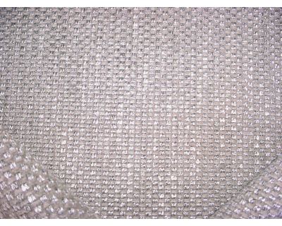 Romo Black / Lorentz Rb7648 Mari Shingle - Metallic Silver Drapery Upholstery Fabric - 4-3/8 Yards